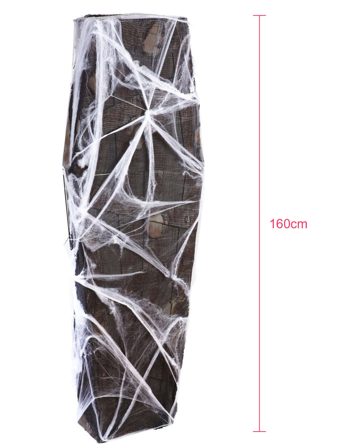 Cercueil avec toile d'araignée 160 cm