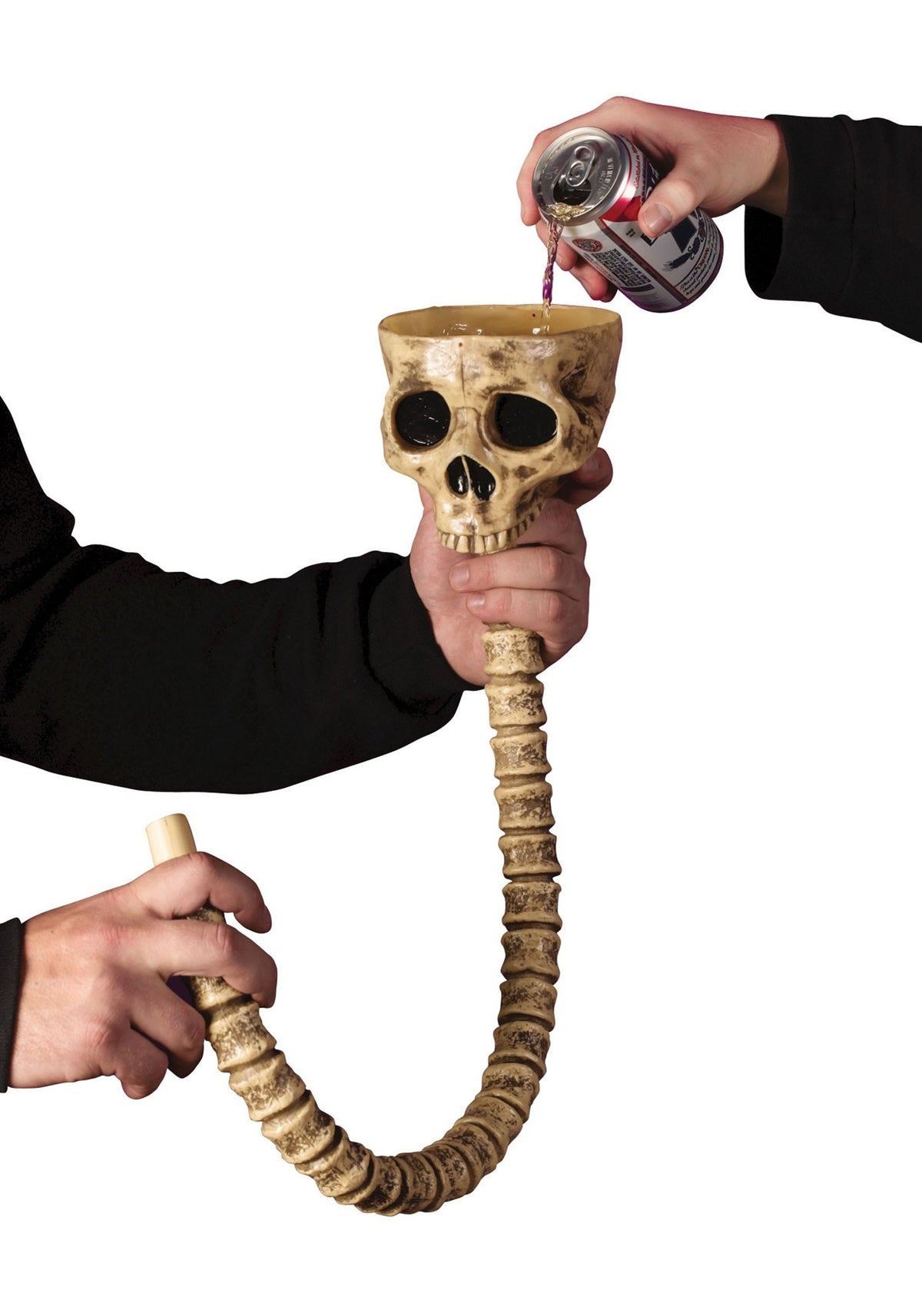 Skull and Spine Beverage Funnel Party Prop