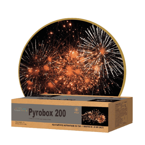 Feu d’artifice automatique Pyrobox 200 (1min45)