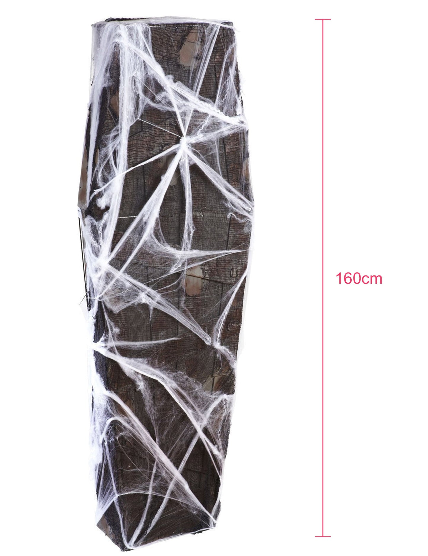Cercueil avec toile d'araignée 160 cm