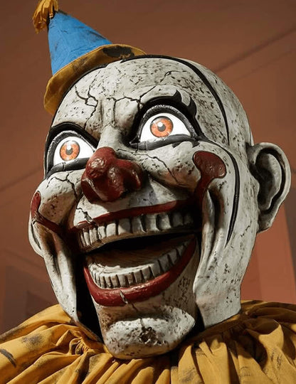 Décoration animée clown Jack in the box 180 cm