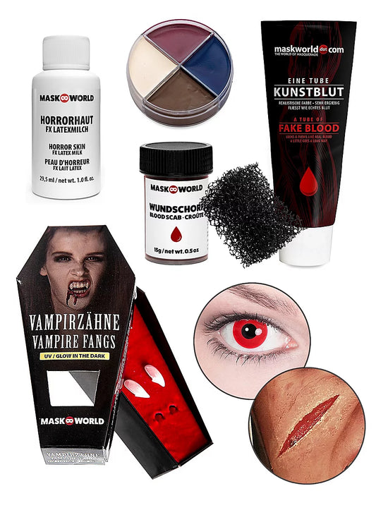9-Piece Halloween SFX Makeup Kit