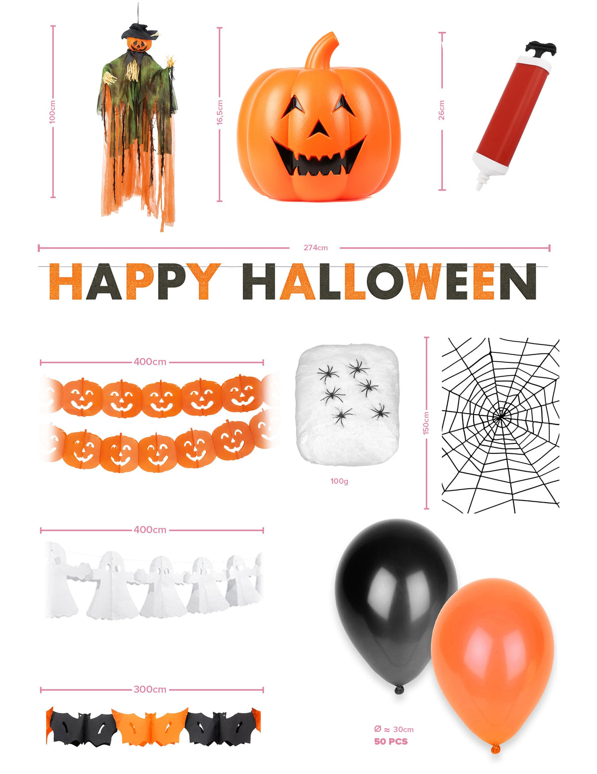 Kit décoration Halloween Budget
