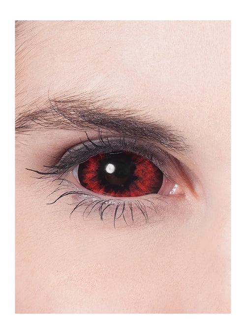 Lentilles de contact Sclera rouges