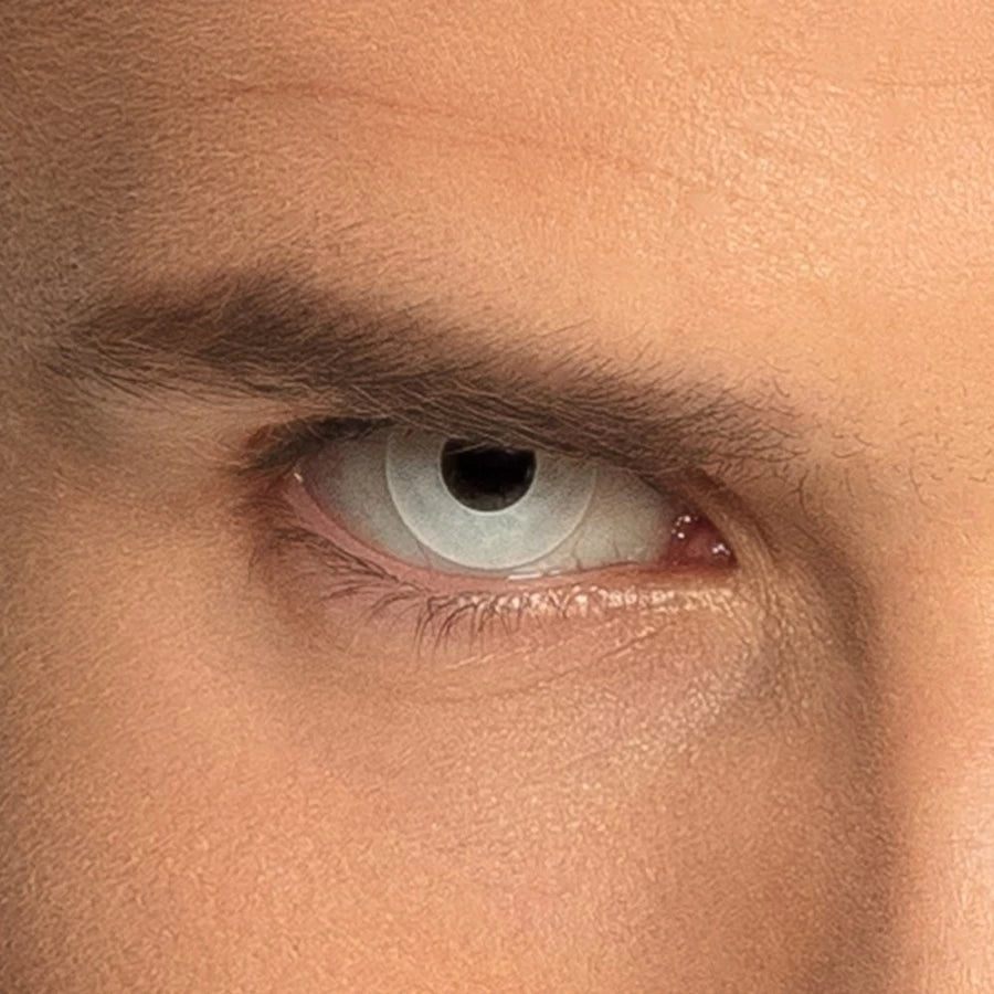 Lentilles UV flash blanches