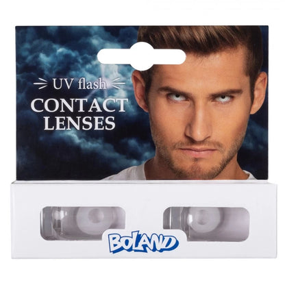 Lentilles UV flash blanches